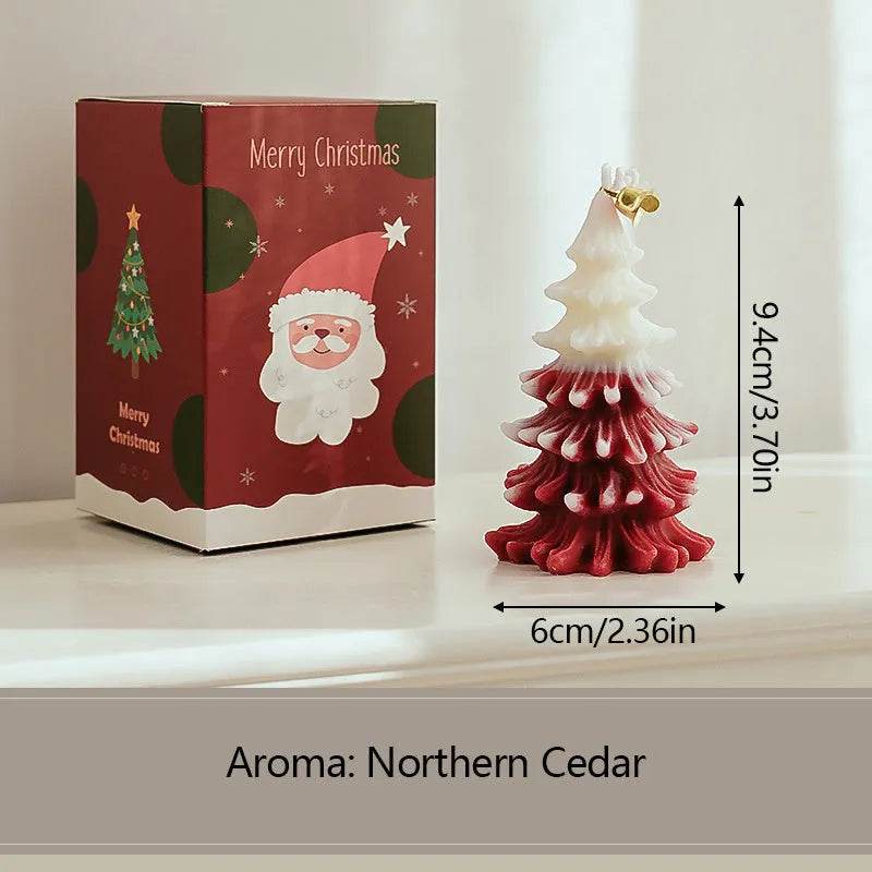 3D Christmas Tree Candle – Festive Aromatherapy Decoration