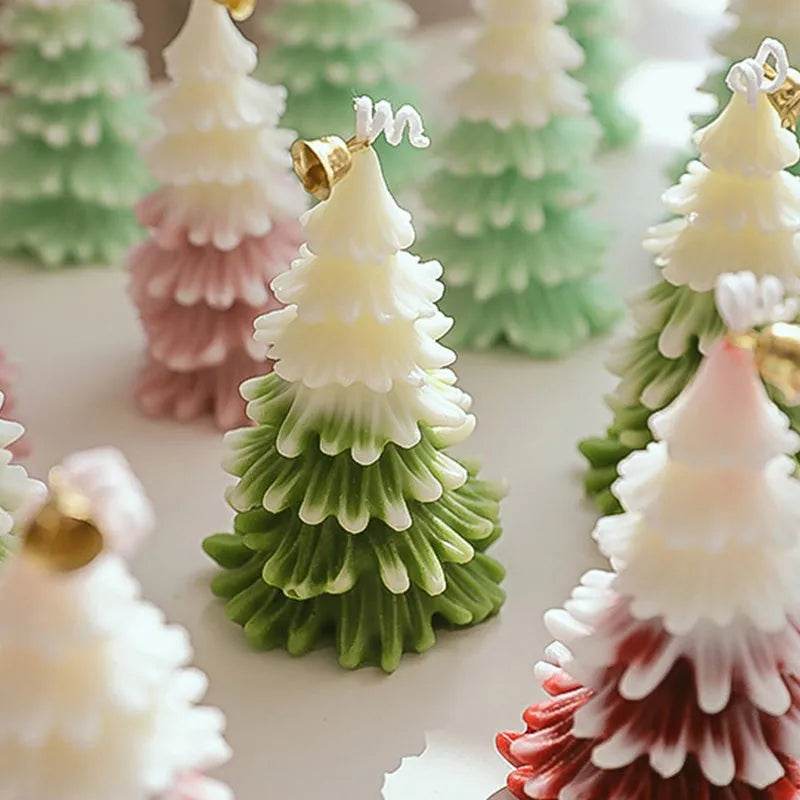 3D Christmas Tree Candle – Festive Aromatherapy Decoration