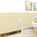 3D embossed self-adhesive wood-effect wall panels