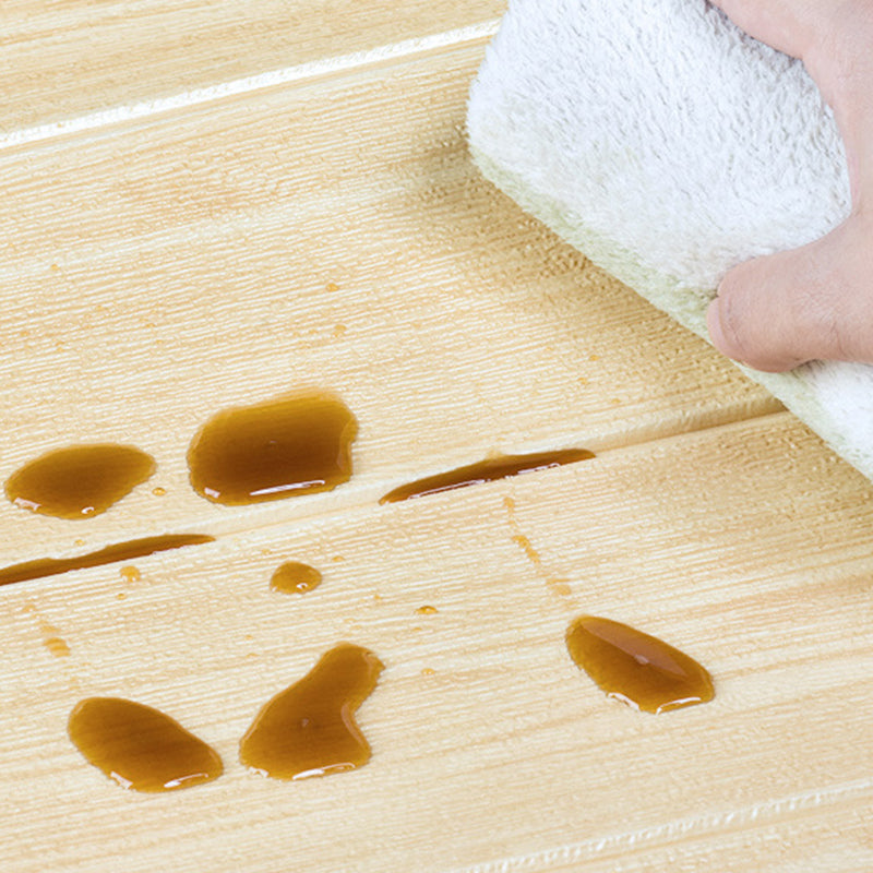 3D embossed self-adhesive wood-effect wall panels
