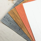 3D embossed self-adhesive wood-effect wall panels
