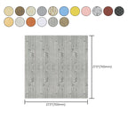 3D embossed self-adhesive wood-effect wall panels