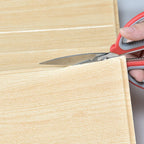 3D embossed self-adhesive wood-effect wall panels