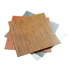 3D embossed self-adhesive wood-effect wall panels