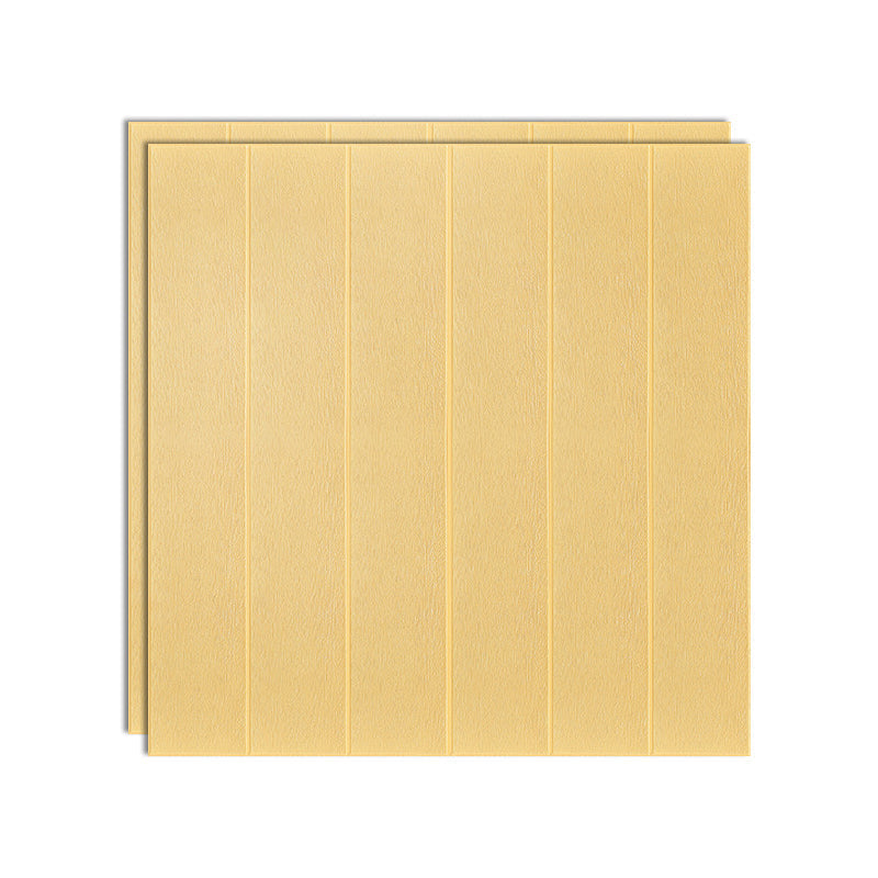 3D embossed self-adhesive wood-effect wall panels