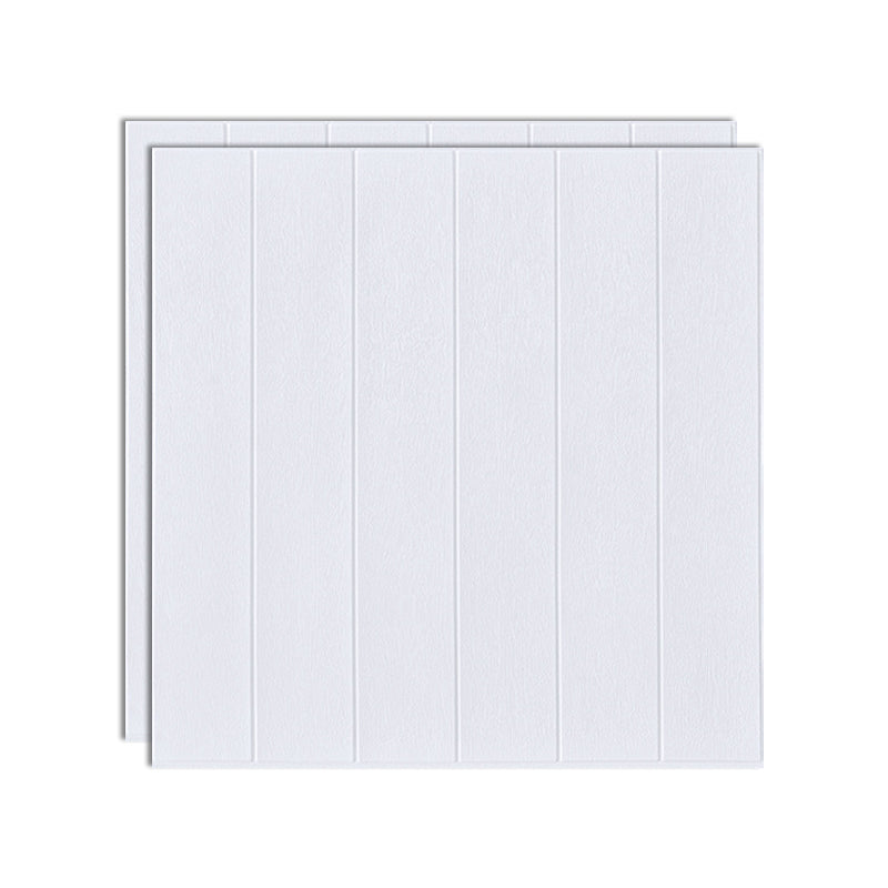 3D embossed self-adhesive wood-effect wall panels