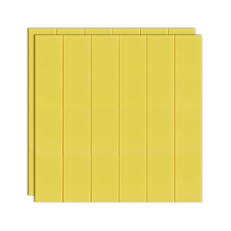 3D embossed self-adhesive wood-effect wall panels
