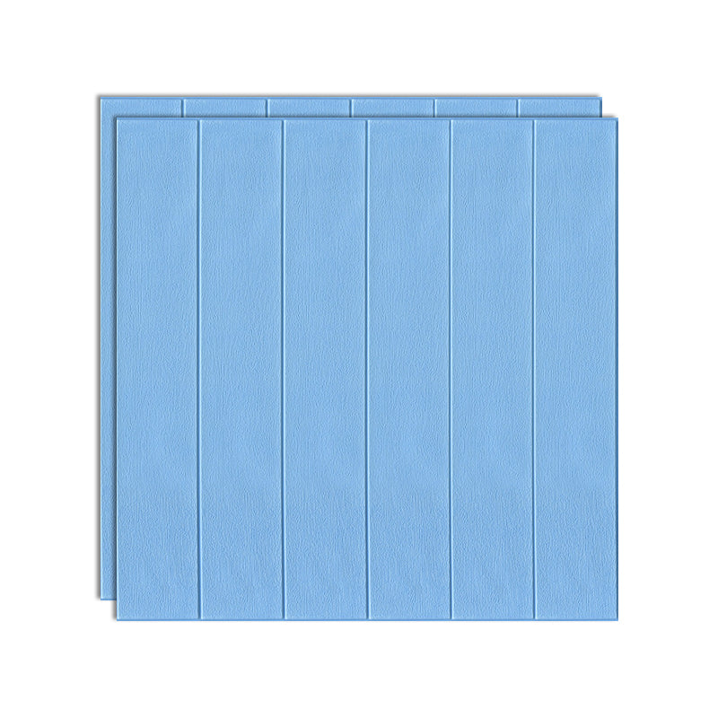 3D embossed self-adhesive wood-effect wall panels
