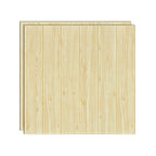 3D embossed self-adhesive wood-effect wall panels