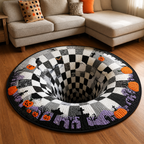 Boneroshop – 3D Skeleton Vortex Halloween Rug