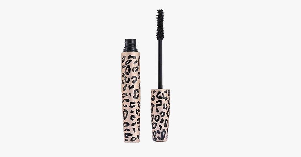 3D Transplant Gel & Mascara in Leopard Pattern Bottle – Natural Fibres, Waterproof & Easy to Use