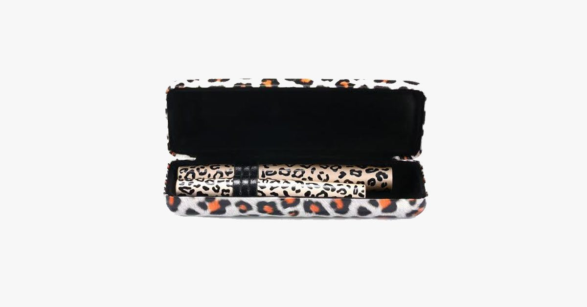 3D Transplant Gel & Mascara in Leopard Pattern Bottle – Natural Fibres, Waterproof & Easy to Use