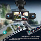 4-Channel FHD Car Camera with 360° Vision