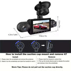 4-Channel FHD Car Camera with 360° Vision