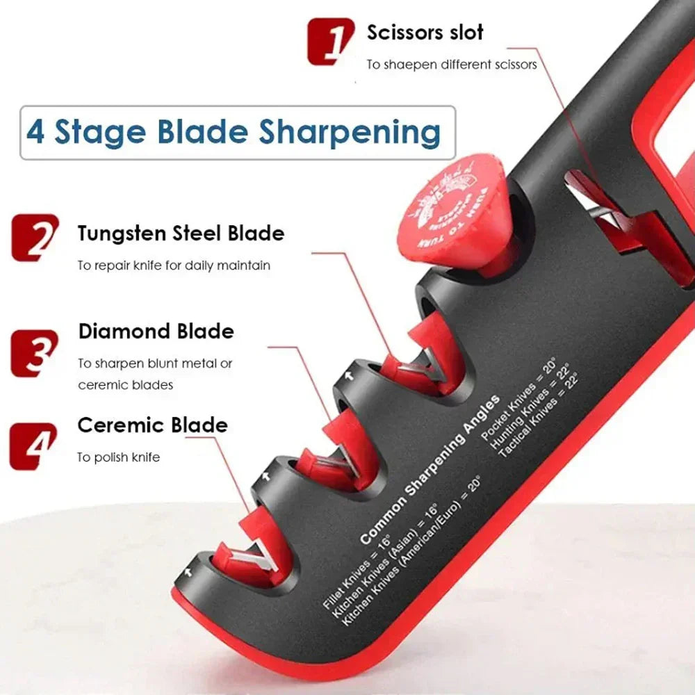 4-in-1 Professional Knife Sharpener – EdgeSharp