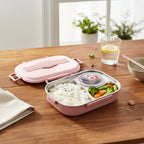 4-Section Insulated Bento Lunch Box — Thermal Meal Storage Container