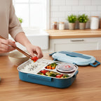 4-Section Insulated Bento Lunch Box — Thermal Meal Storage Container