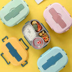 4-Section Insulated Bento Lunch Box — Thermal Meal Storage Container