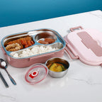 4-Section Insulated Bento Lunch Box — Thermal Meal Storage Container