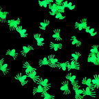 50 Luminous Glowing Spiders Halloween Decoration
