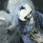 50 Luminous Glowing Spiders Halloween Decoration
