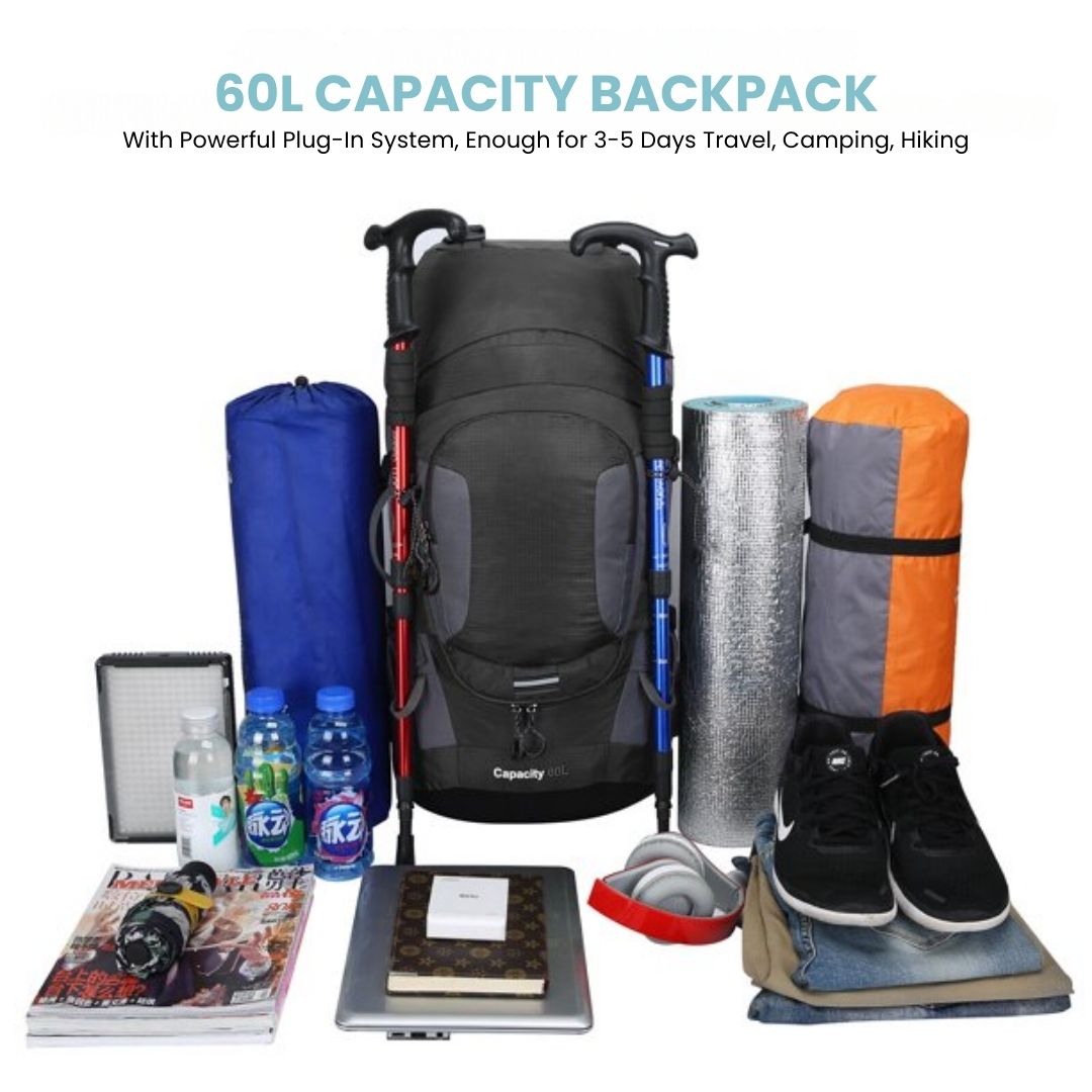 60L Waterproof Backpack – Ultimate Outdoor Rucksack for All Adventures