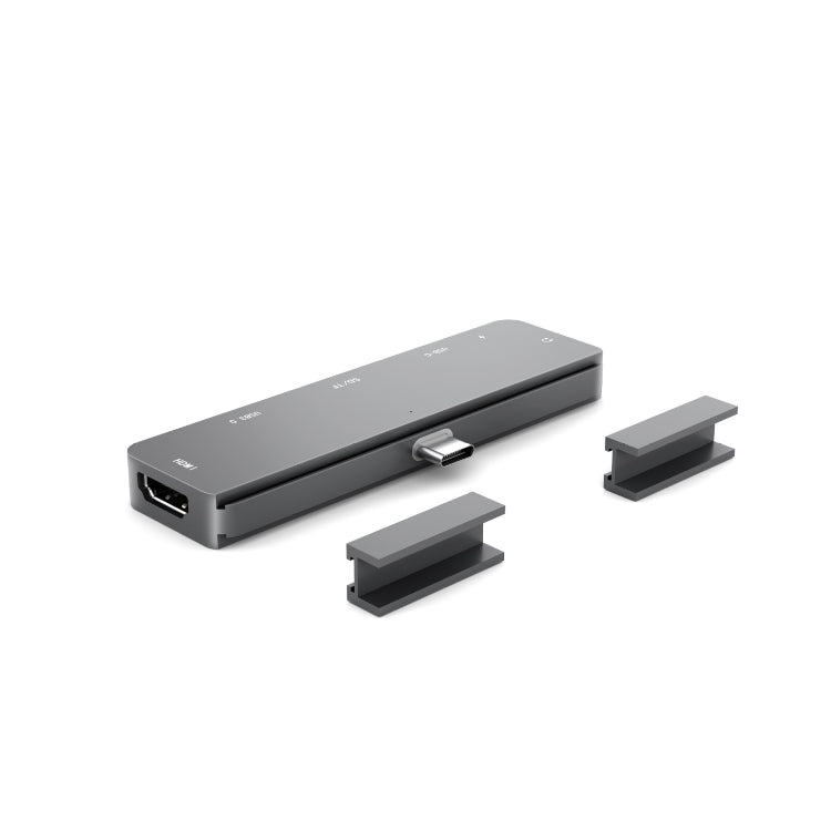 7-in-1 USB-C Docking Station for iPad Pro – HDMI 4K, Audio, SD/TF, USB 3.0, PD Charging