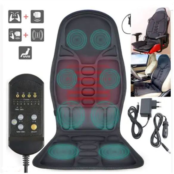 Boneroshop | 8 Mode Massage Chair Pad With Heated Back Neck Cushion