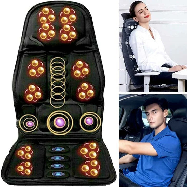 Boneroshop | 8 Mode Massage Chair Pad With Heated Back Neck Cushion
