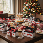 8-Piece Christmas Gift Box Set for Biscuits, Sweets and Festive Treats
