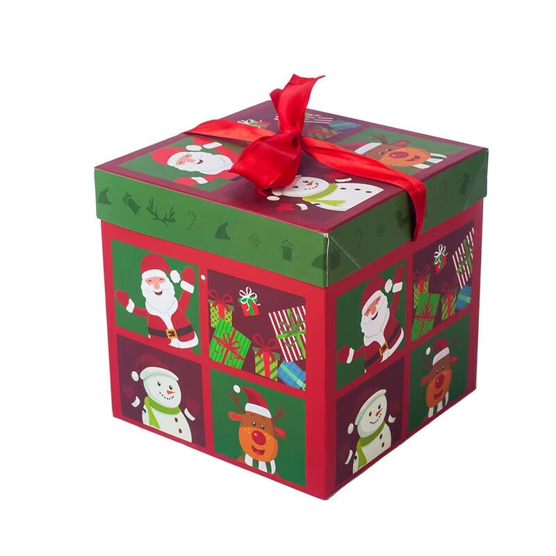 8-Piece Christmas Gift Box Set for Biscuits, Sweets and Festive Treats