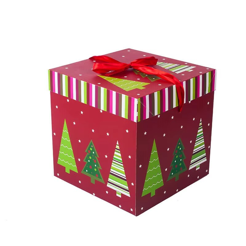 8-Piece Christmas Gift Box Set for Biscuits, Sweets and Festive Treats
