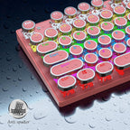 87-Key Mechanical Gaming Keyboard with RGB Backlight and Blue Switches