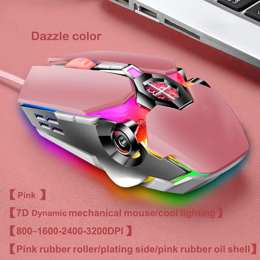 87-Key Mechanical Gaming Keyboard with RGB Backlight and Blue Switches