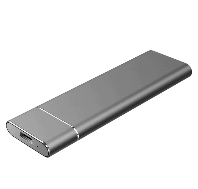 8TB Portable External Hard Drive with High-Speed Transfer and Aluminium Housing