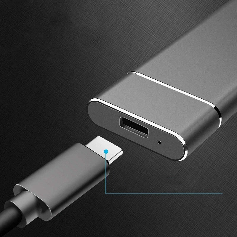 8TB Portable SSD External Hard Drive with USB 3.1 for Fast File Transfer – Lightweight and Compact Design