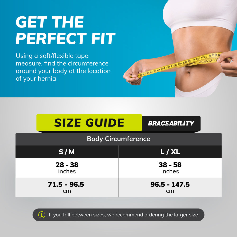 Abdominal Binder for Men and Women, Hernia Belt for Men with Removable Pad, Hernia Belt for Women, Belly Binder