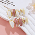 Acrylic Nails in Modern Layered Look