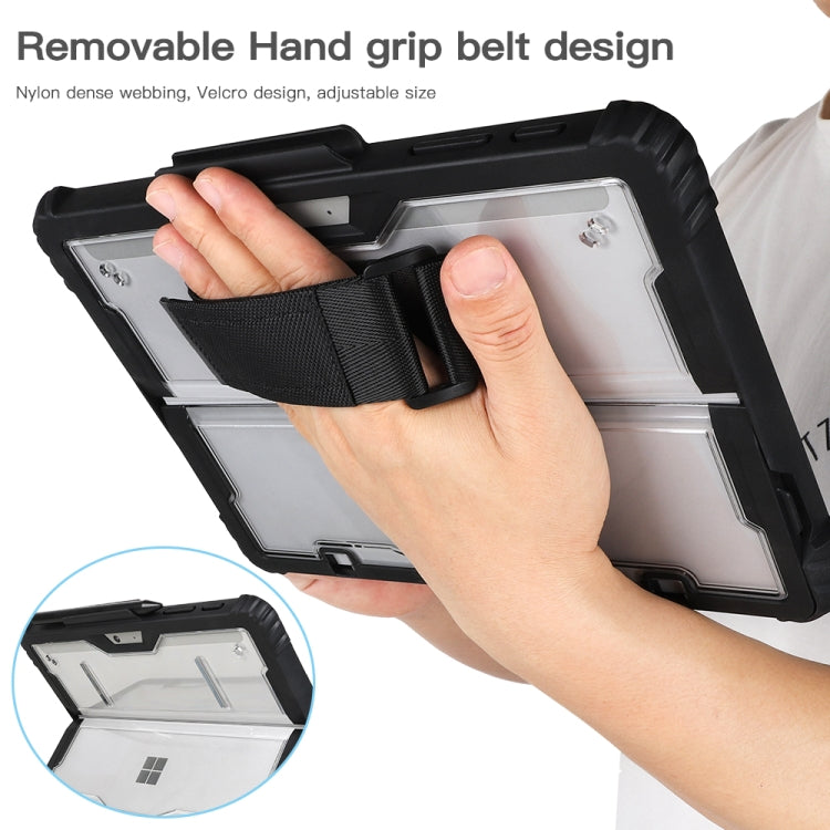 Acrylic Transparent Hand and Shoulder Strap Laptop Case for Microsoft Surface Pro 4 / 5 / 6 / 7 / 7+