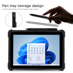 Acrylic Transparent Hand and Shoulder Strap Laptop Case for Microsoft Surface Pro 4 / 5 / 6 / 7 / 7+