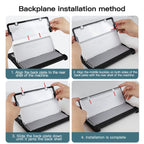Acrylic Transparent Hand and Shoulder Strap Laptop Case for Microsoft Surface Pro 4 / 5 / 6 / 7 / 7+