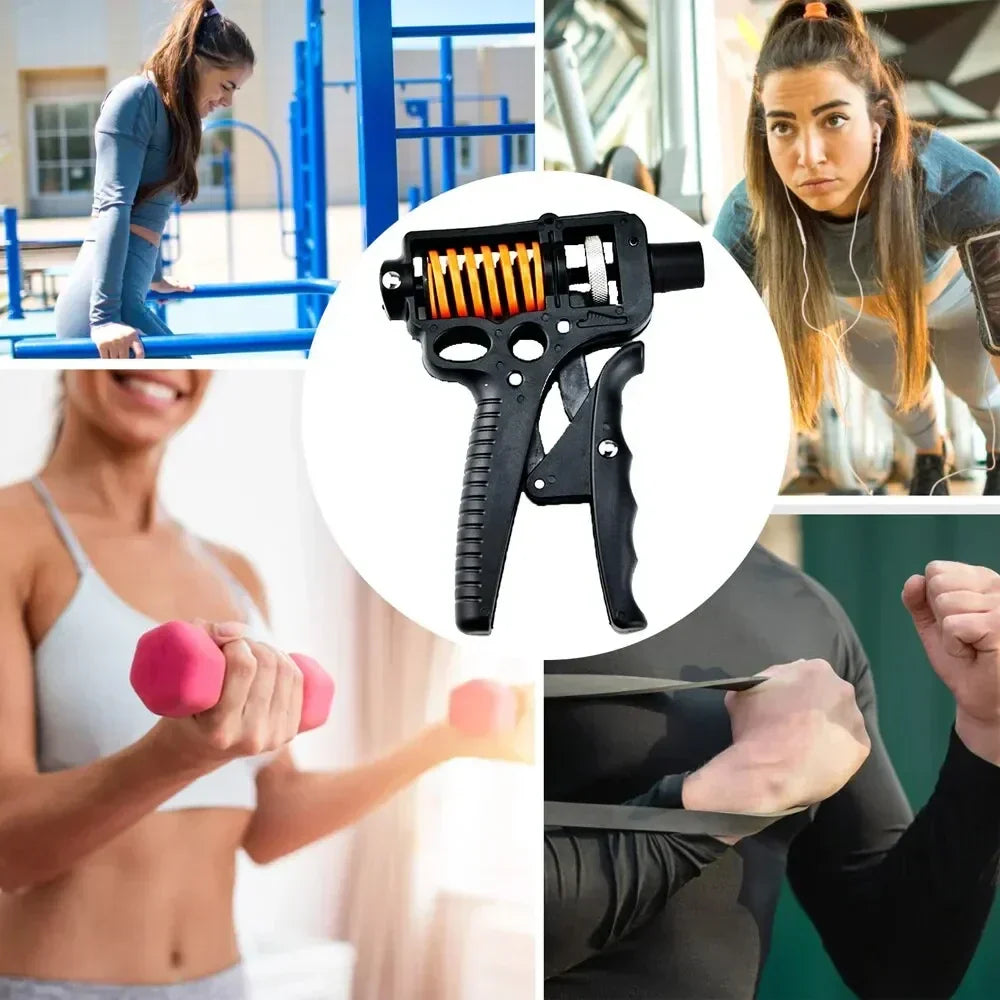Adjustable 5-165kg Heavy Hand Grip Strengthener - Finger Expander for Arm, Wrist, and Forearm Training Boneroshop