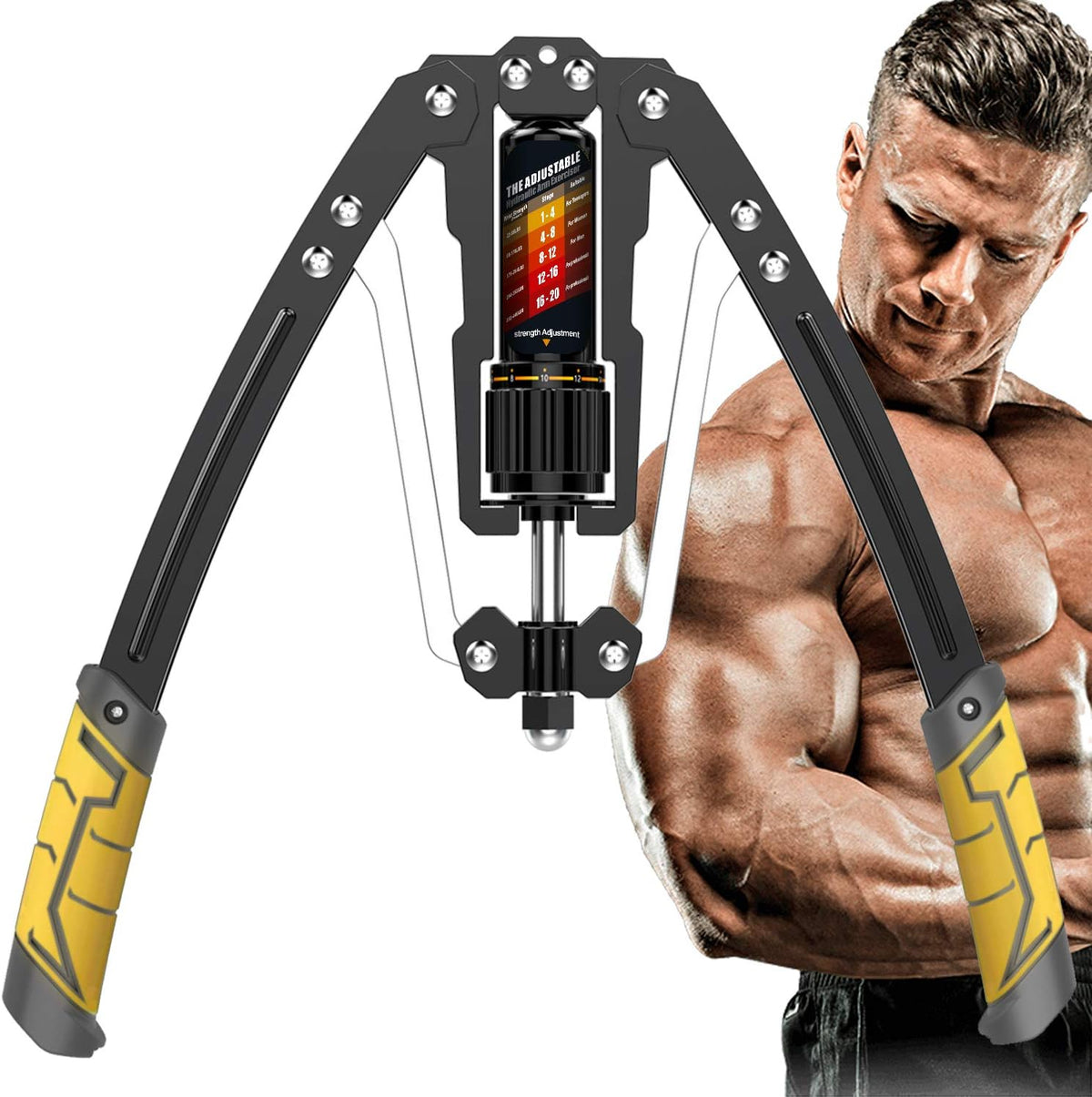 Adjustable Arm Trainer with Hydraulic Resistance