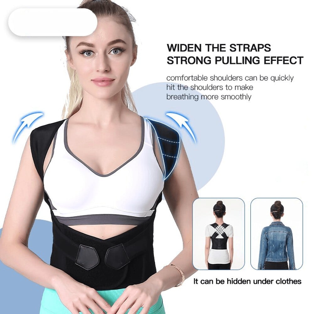 Adjustable Back Posture Support Belt – Unisex