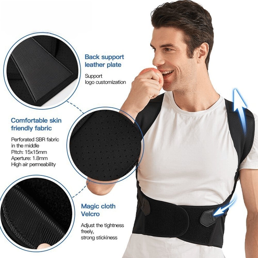 Adjustable Back Posture Support Belt – Unisex