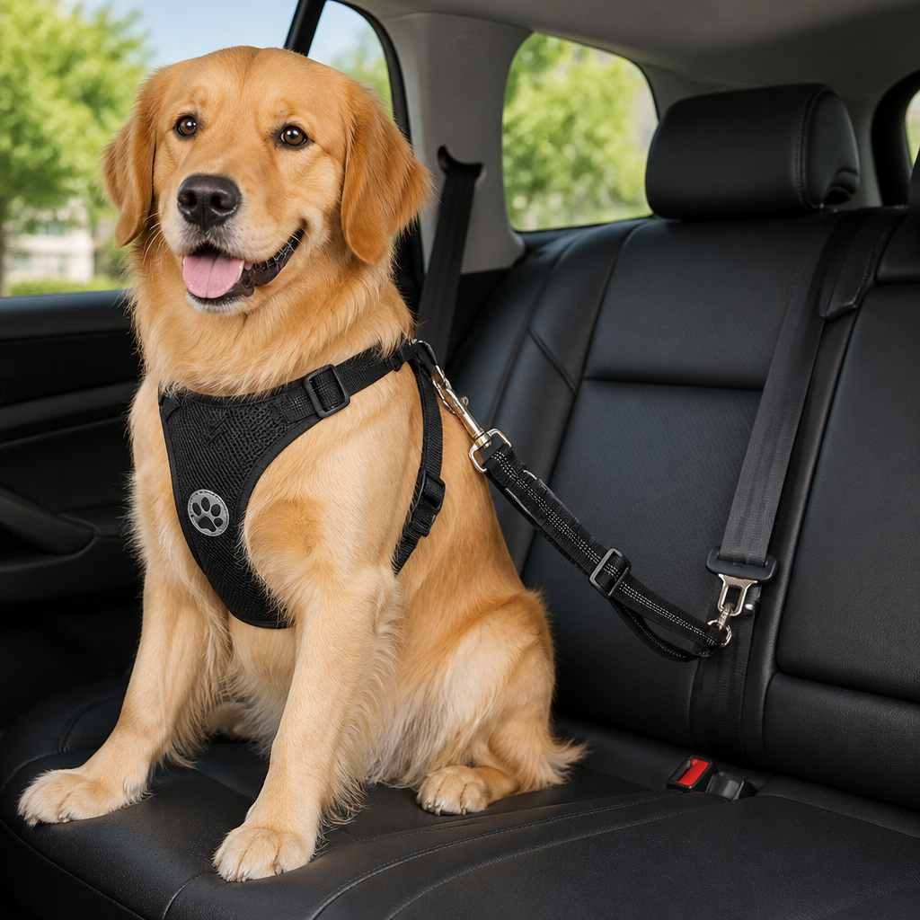 Adjustable Breathable Mesh Dog Car Safety Harness