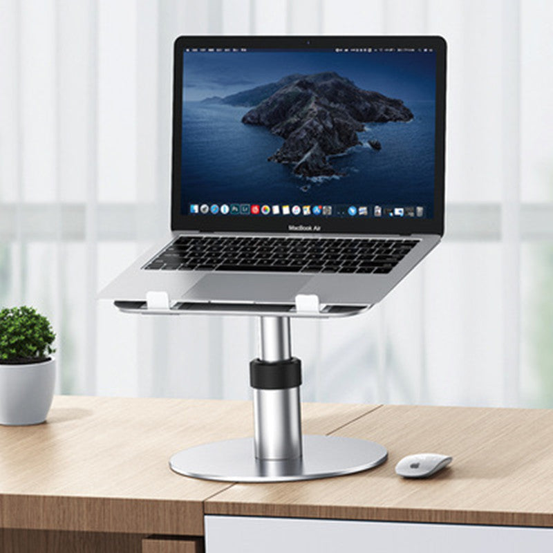 Adjustable Laptop Stand with Height, Angle & 360° Rotation for Home & Office