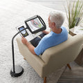 Adjustable LED Magnifier Floor Lamp for Enhanced Viewing