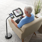 Adjustable LED Magnifier Floor Lamp for Enhanced Viewing