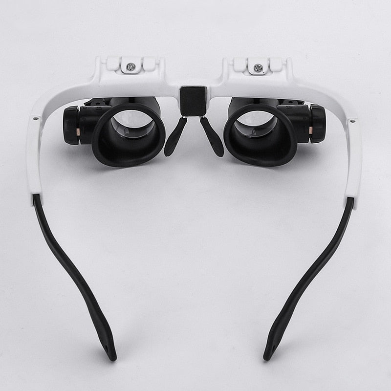 Adjustable LED Magnifying Glasses for Precision Work and Hobbies